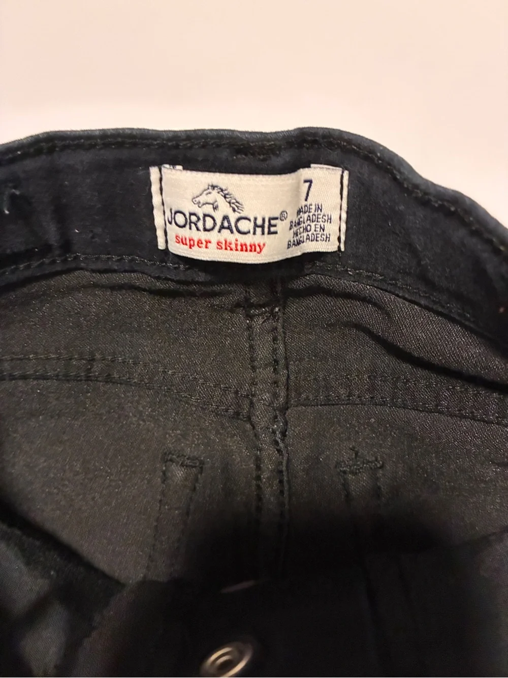Jordache Kids Black Slim Straight Jeans